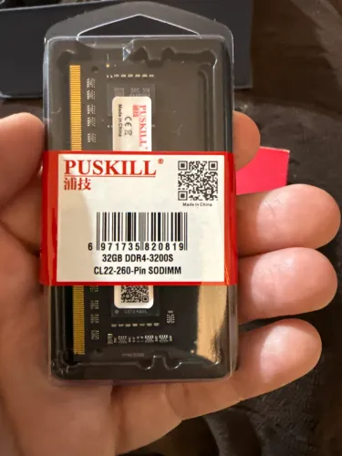 Memoria 32GB PC4 3200mhz Puskill p/ notebook