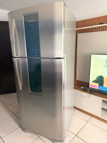 Geladeira Electrolux infinity inox frost free linda ENTREGO