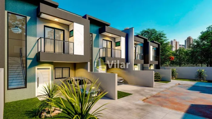 Sobrado com 3 dormitórios à venda, 122 m² por R$ 799.000 - Estância Pinhais - Pinhais/PR