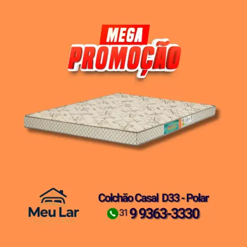 Promoção - Colchão Casal D33 - Polar - NOVO!!! Entrega Grátis!!!