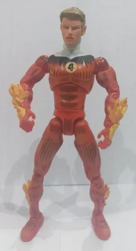 Tocha humana quarteto fantástico marvel legends toy biz dc x-men 