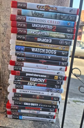 Lote 24 jogos ps3