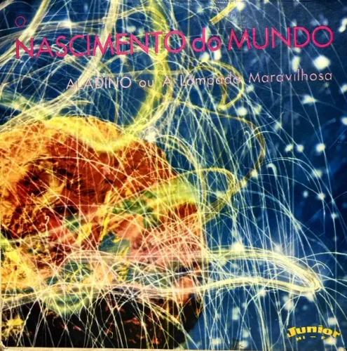 LP de história infantil (O Nascimento do Mundo / Aladino ou A Lampada Maravilhosa) de 1960
