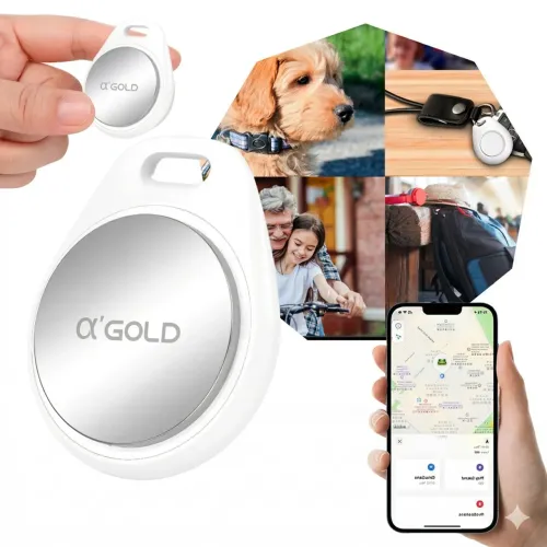 Smart Tag Rastreador Localizador Anti-perda para iPhone Apple Find My - A'gold 
