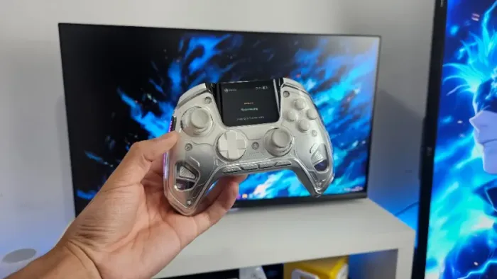 Controle gamer com TELA (Mamba one)