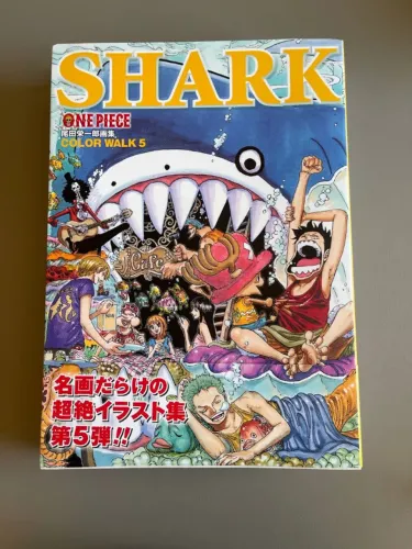 one piece color walk 5 art book japonês
