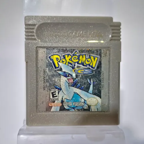 Pokemon silver original nintendo game boy ref02
