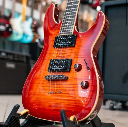 Guitarra LTD by ESP H401fm Acsb Cherry