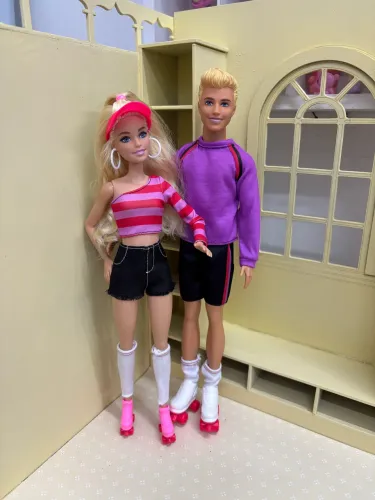 Babrie e Ken patinadores 