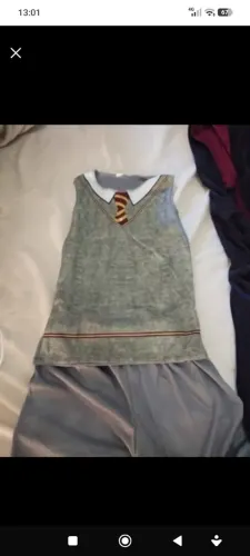Roupa Harry Potter Hermione menina ..tamanho 7 a 9 ...
