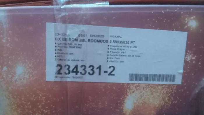 Caixa de som JBL Bombox3 seme nova