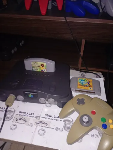 Nintendo 64 completo com 2 jogos original 