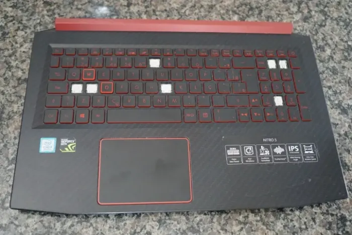 Carcaça Base Inferior e Superior para Notebook Acer Nitro An515-51-50U2 no Estado.