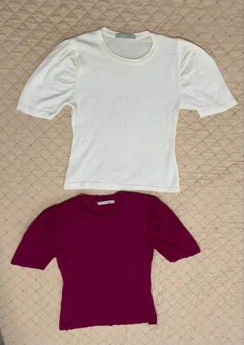 2 blusas tricot P Lizie