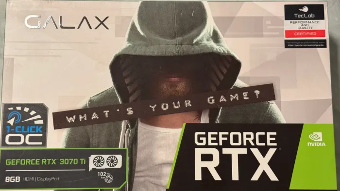 Placa de vídeo RTX 3070 Ti Galax 8gb