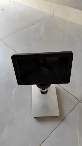 Microscópio digital com lcd 7 polegadas