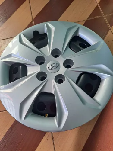Jogo 4 Rodas De Ferro Aro 16 + Calotas Originais Hyundai Creta (5 Furos)