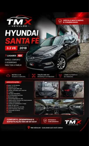Hyundai Santa Fe GLS 3.3 V6 4X4 Tiptronic 2018