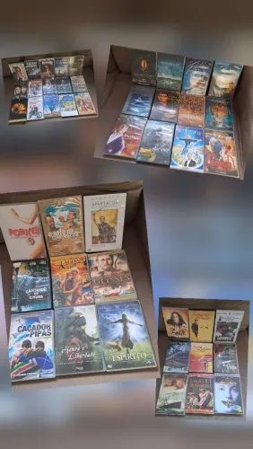 Lote 45 DVDs Filmes Clássicos do Cinema e da TV