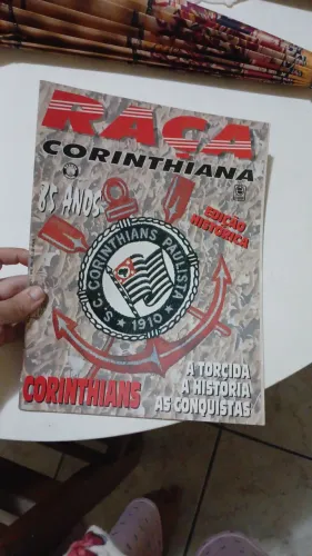 Revista Raça Corinthiana Nº 0 / Nº 1 (1995) - Edição Histórica 85 Anos do Timão