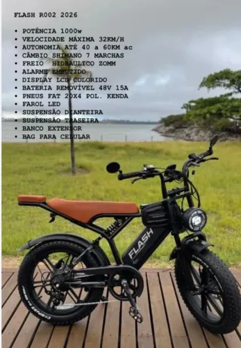 Bicicleta elétrica 1000wats com nota fiscal e garantia