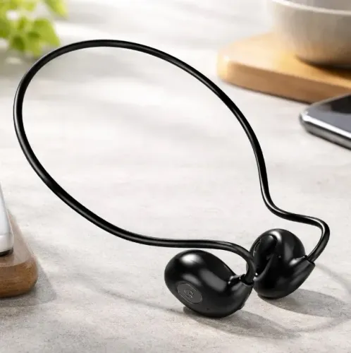 H'Maston F922 Fone Bluetooth Sem Fio Esportivo Corrida 5.3 Condução Óssea