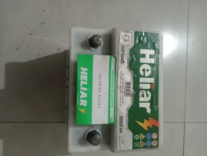 Bateria Heliar 50 Amperes 