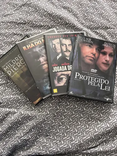 Grandes atores e atrizes! 4 DVDS incríveis!