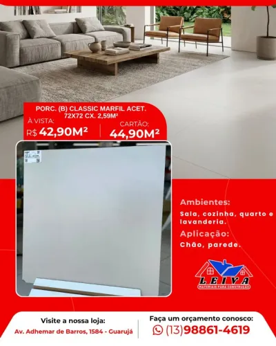 Porcelanato Classic Marfil
