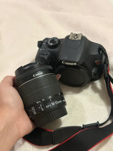 CANON EOS REBEL T5 + LENTE 18-55MM + BATERIA + CARREGADOR
