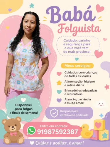 Babá folguista, diaria