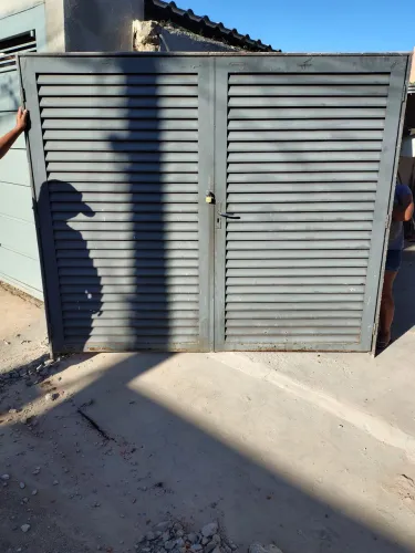 Portão muito reforçado 