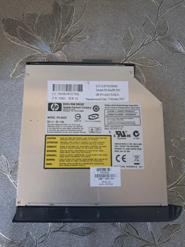 Gravador de DVR para notebook HP modelo DS-8AZH