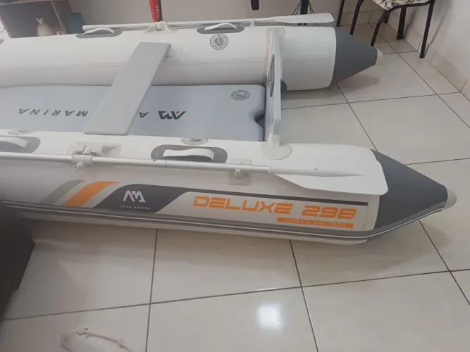Bote inflável AQUAMARINE DELUXE 298, NAO TROCO, igual novo com pouco uso