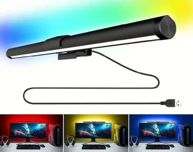 Luminária para monitor