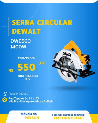 Serra Circular Dewalt DWE560 1400W 
