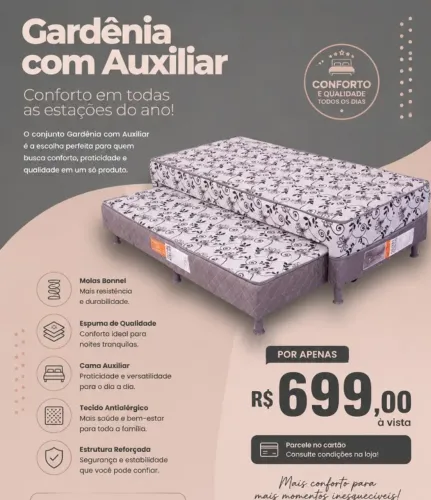 Cama Box Casal R$499,00 PRODUTO NOVO DE FABRICA **Entrega Grátis em Vitória, Vila Velha,