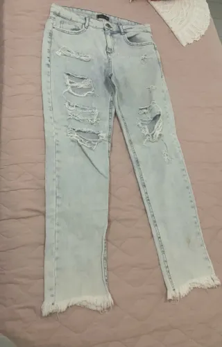 Calça jeans usada marca Marisa, tam. 40