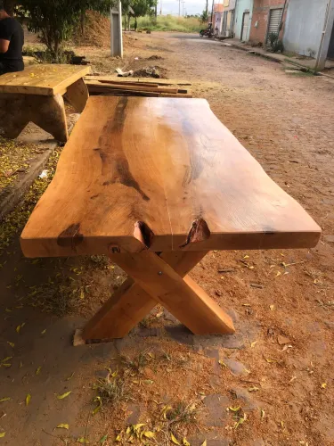 Mesa rústica 