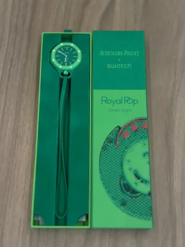 Audemars Piguet x Swatch Relógio Royal Pop GREEN