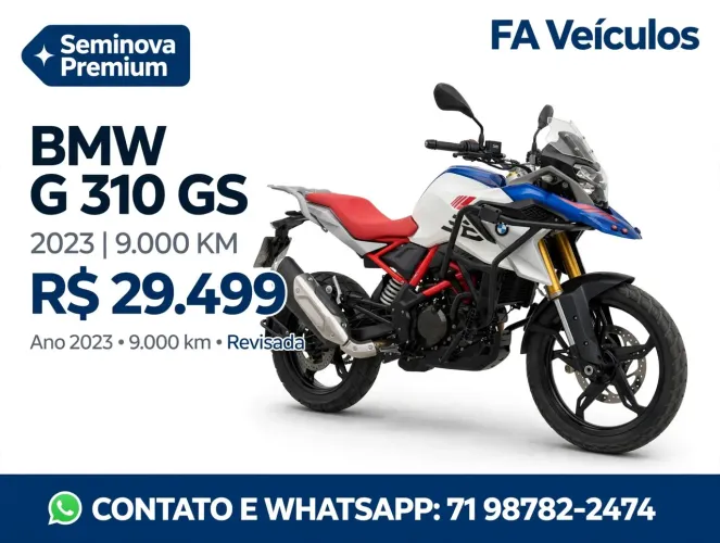 BMW GS 310 - Apenas R$ 29.499