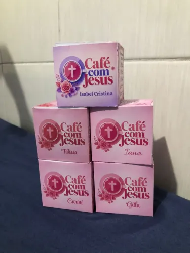Café com Jesus| Caixinha personalizada