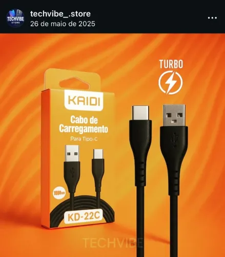 Carregador Tipo C, V8, Lightning