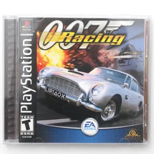 007 Racing para PlayStation completo em perfeito estado de conservação