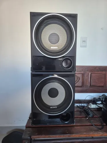 Par subwoofer passivo Sony muteki Ss-wp7500 6 ohms 10 polegadas 