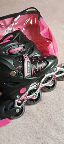 PATINS , Rosa , Rodas de led 