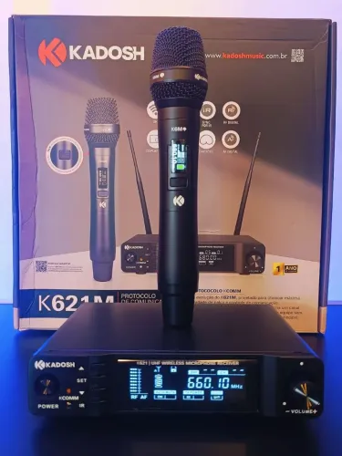 Microfone Sem Fio TalkBack Digital Kadosh K621M K-Comm ( TalkBack de verdade sem delay )