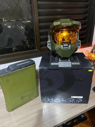 Capacete Halo 3 edição lendária, ler descrição