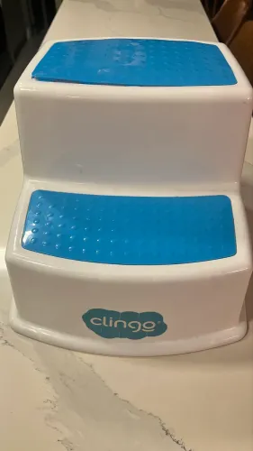 ESCADA INFANTIL COM DOIS DEGRAUS CLINGO - AZUL