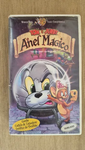 Fita VHS - Tom & Jerry: O Anel Mágico - Filme Dublado